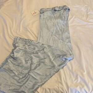 Silk Strapless Dress With Open Back